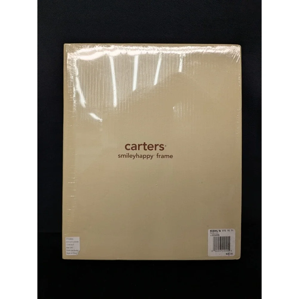 Carter's Photo Smiley Happy Frame 1 Year Of Baby's Life 12 Month NOS Silver Gift